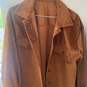 Womens Brown and Orange Jacket